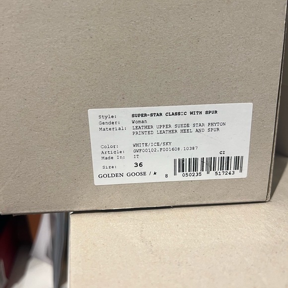 GOLDEN GOOSE SNEAKERS: CUSTOM EVIL EYE and HEARTS WITH JEWELS , size 36 - Picture 5 of 7